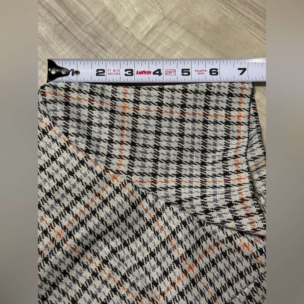 NWOT Calvin Klein Plaid Short Sleeve Dress - Picture 8 of 9
